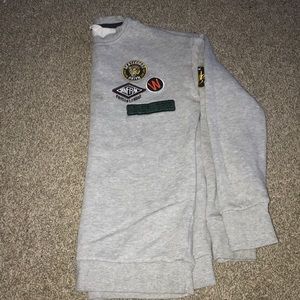 Boy crew neck sweat top